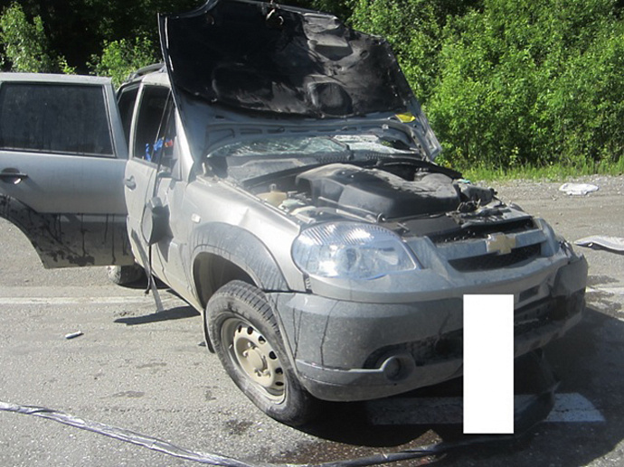 На трассе Серов – Ивдель водитель «Нивы» погиб в аварии с грузовиком