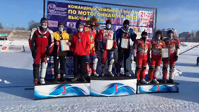 Свердловские мотогонщики взяли серебро и бронзу чемпионатов России
