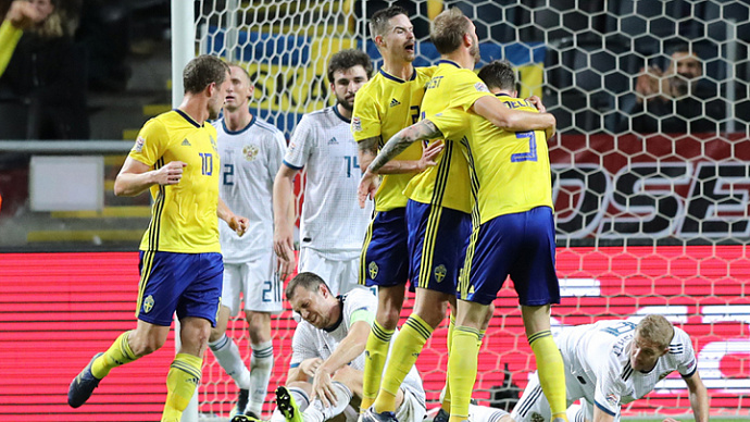 Сборная России проиграла шведам и не попала в элиту Лиги Наций