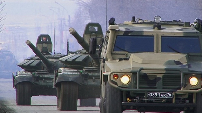Улицы Екатеринбурга 13 и 15 апреля перекроет военная техника