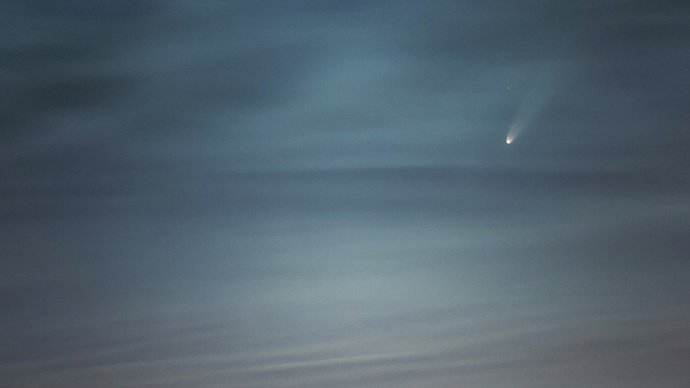 Екатеринбуржец заснял пролёт кометы NEOWISE