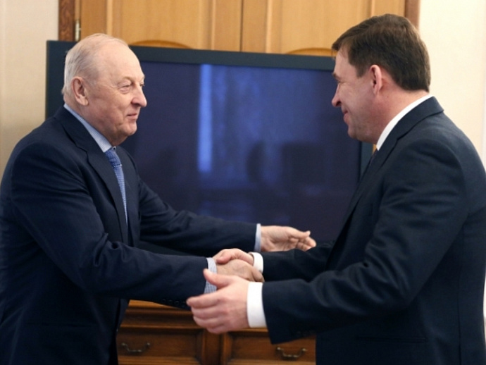 Евгений Куйвашев и Эдуард Россель обсудили развитие области на ближайшие пять лет