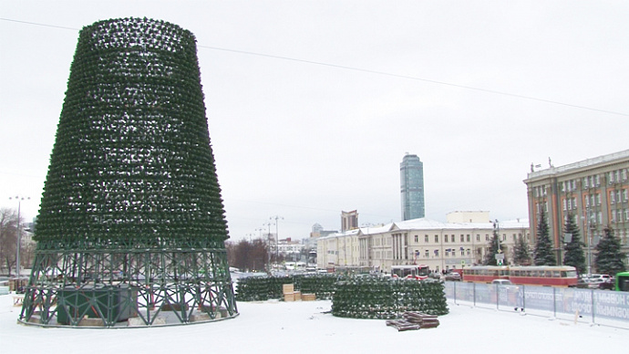 Ёлку на площади 1905 года в Екатеринбурге установят к 9 декабря