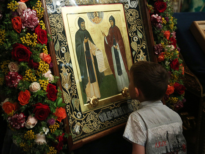 В Екатеринбурге пройдёт торжественное принесение иконы Петра и Февронии