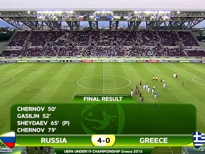 Сборная России вышла в финал Чемпионата Европы по футболу U-19