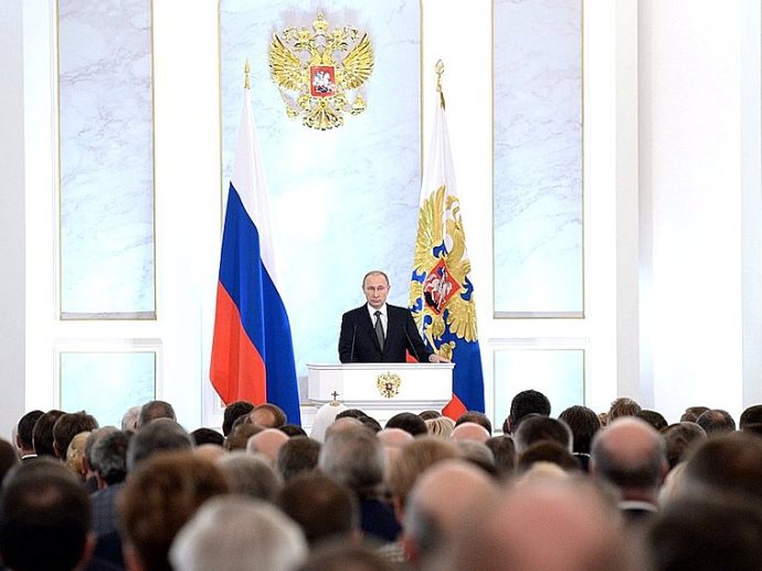 Владимир Путин выступил с ежегодным посланием Федеральному собранию. Твиттер-трансляция ОТВ