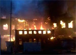 В Нижнем Тагиле сгорел городской рынок "Стрелец"