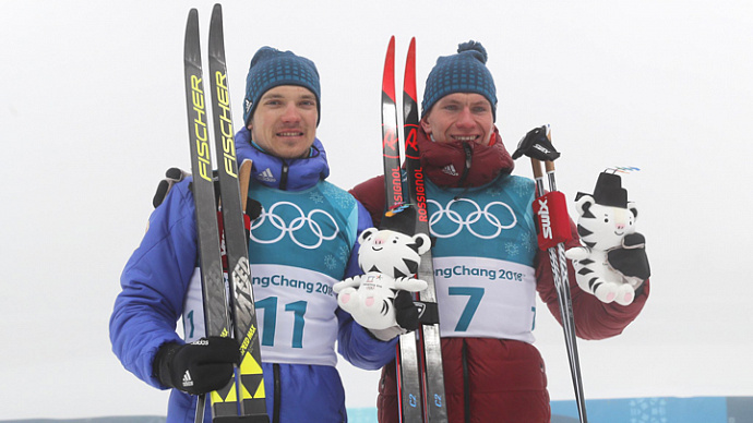 Пхёнчхан-2018: россияне завоевали две медали в лыжном марафоне