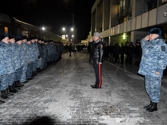 Свердловские полицейские вернулись домой с Северного Кавказа
